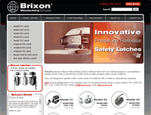 Tablet Screenshot of brixon.com